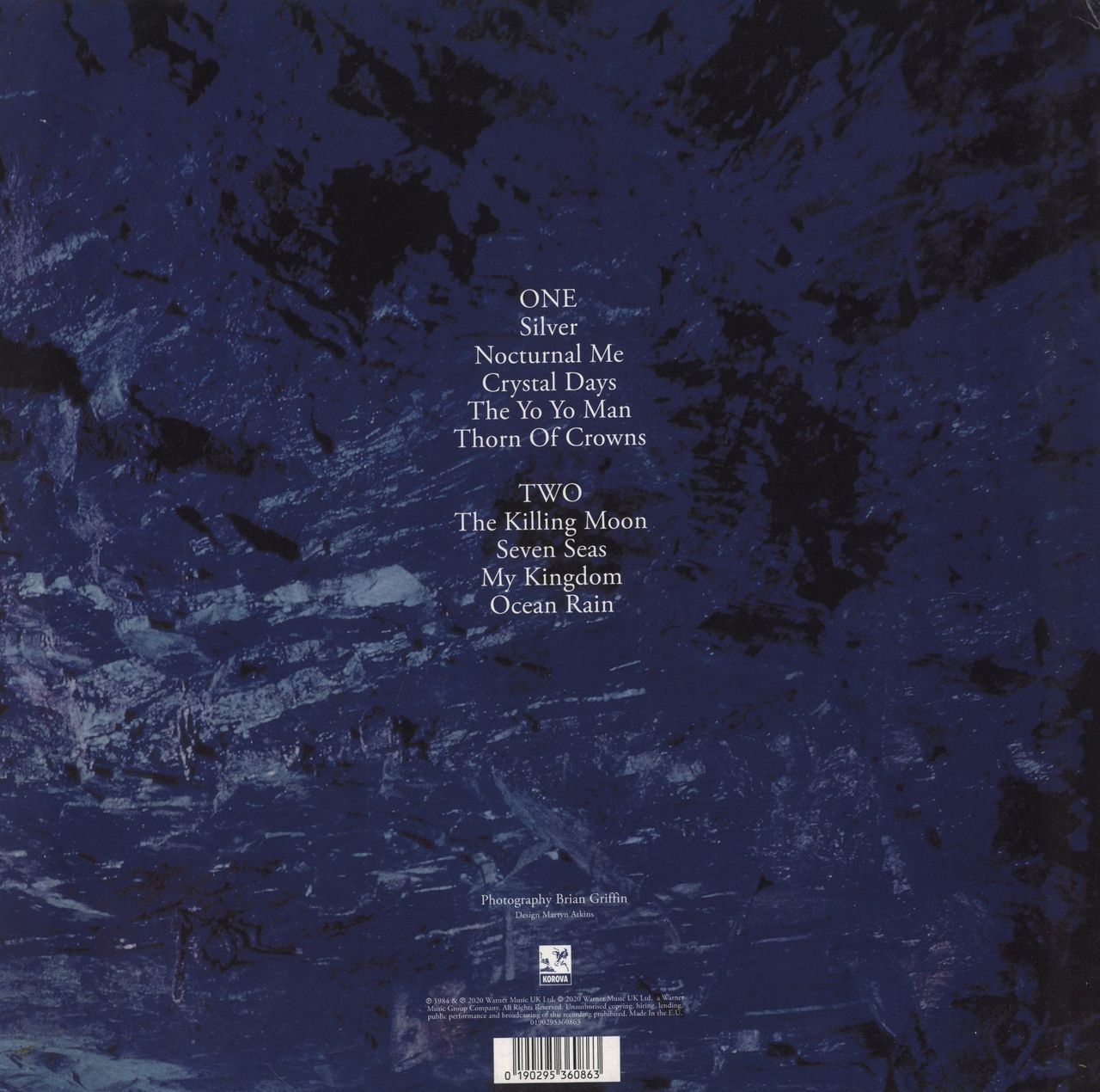Echo & The Bunnymen Ocean Rain: Remastered - 180 Gram Vinyl - EX UK Vinyl LP