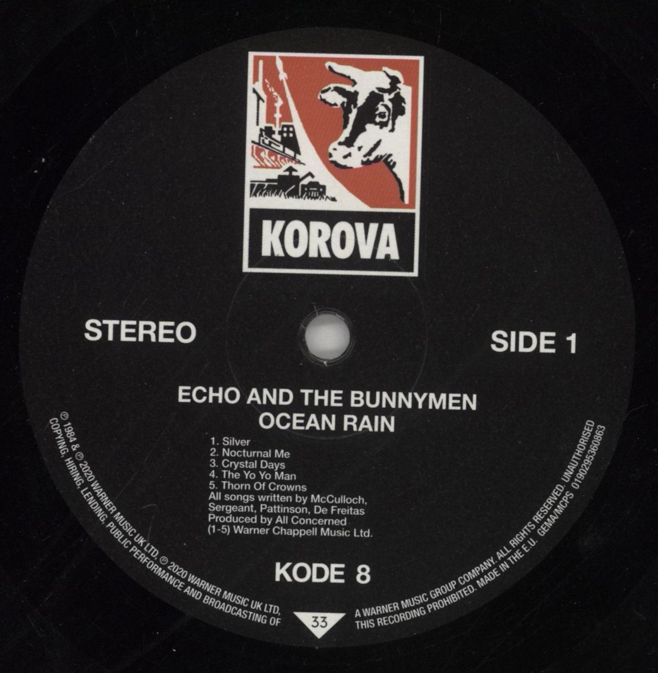 Echo & The Bunnymen Ocean Rain: Remastered - 180 Gram Vinyl - EX UK Vinyl LP