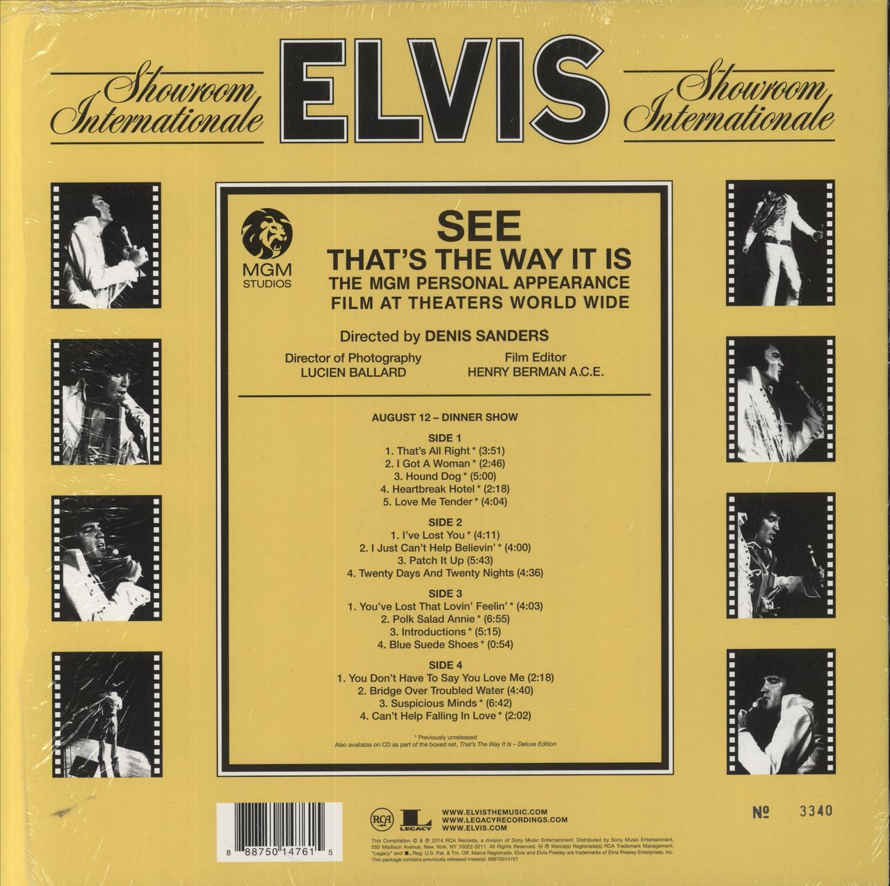 Elvis Presley Showroom Internationale - 180gm - Shrink - BFRSD14 US 2-LP vinyl set