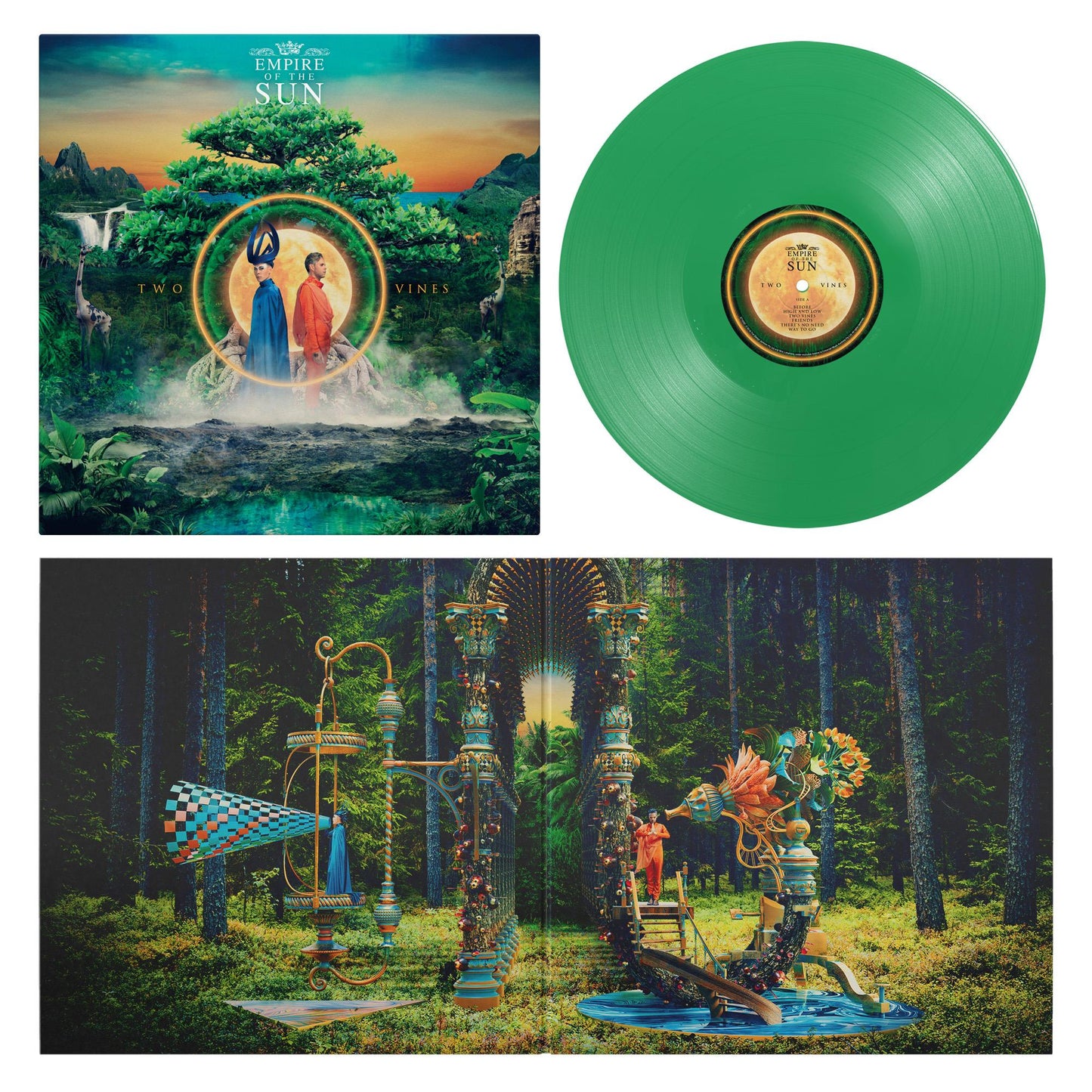 Empire Of The Sun - Two Vines - Green Vinyl LP Record