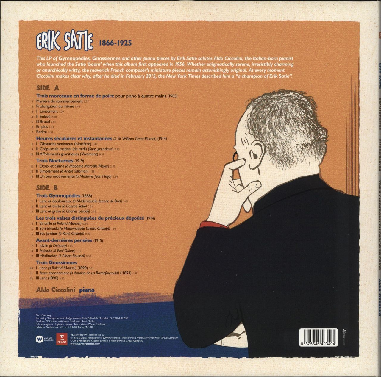 Erik Satie Satie - RSD16 - 180gm Vinyl UK Vinyl LP
