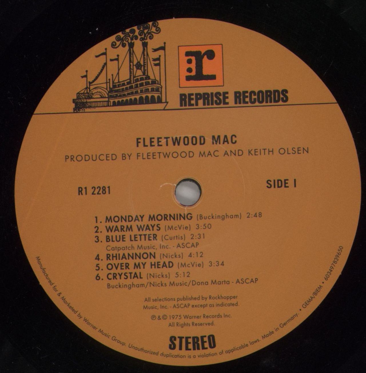 Fleetwood Mac Fleetwood Mac UK Vinyl LP