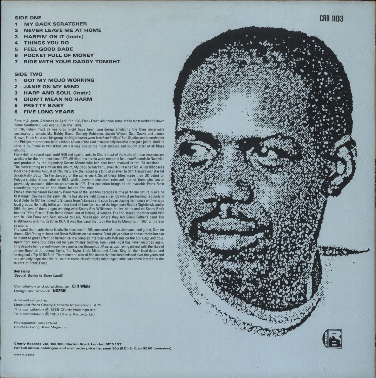 Frank Frost Ride With Your Daddy Tonight UK Vinyl LP