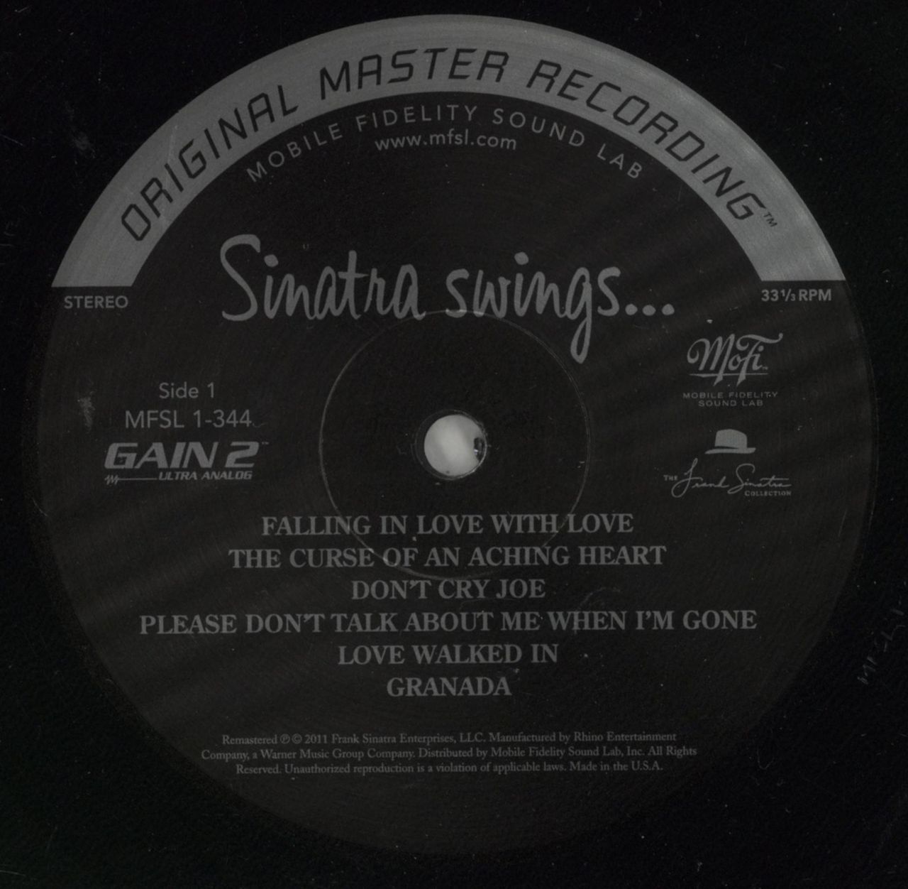 Frank Sinatra Swing Along With Me - 180gm Vinyl US Vinyl LP
