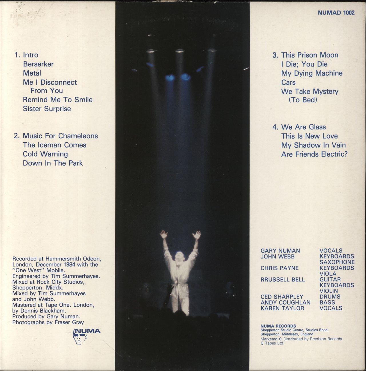 Gary Numan White Noise - EX UK 2-LP vinyl set