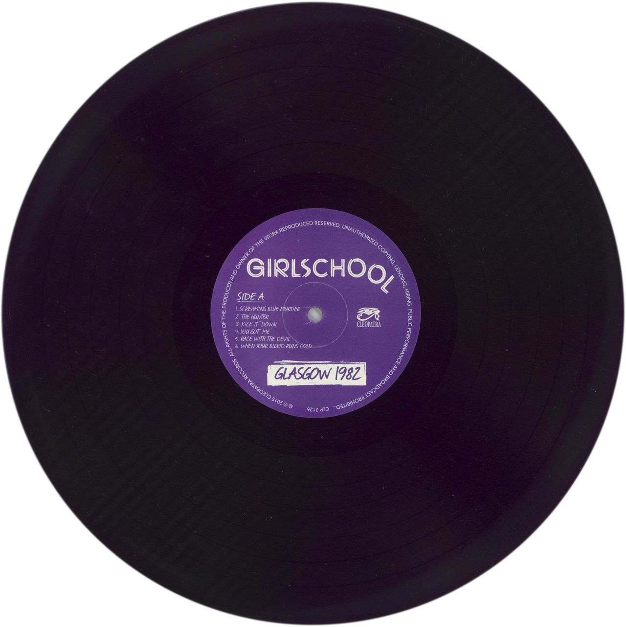 Girlschool Glasgow 1982 US Vinyl LP