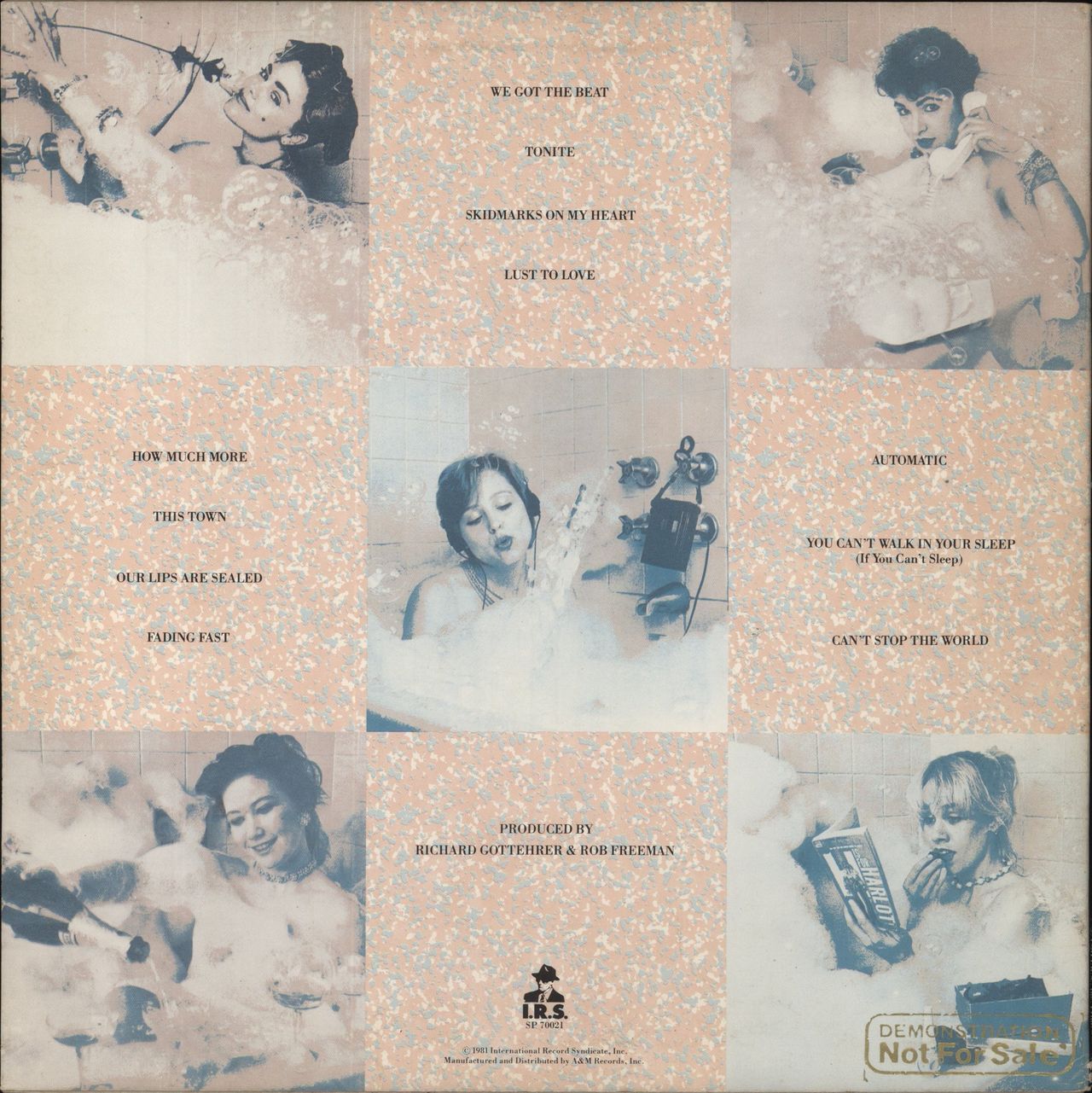 Go-Go's Beauty & The Beat - Promo Stamped US Vinyl LP