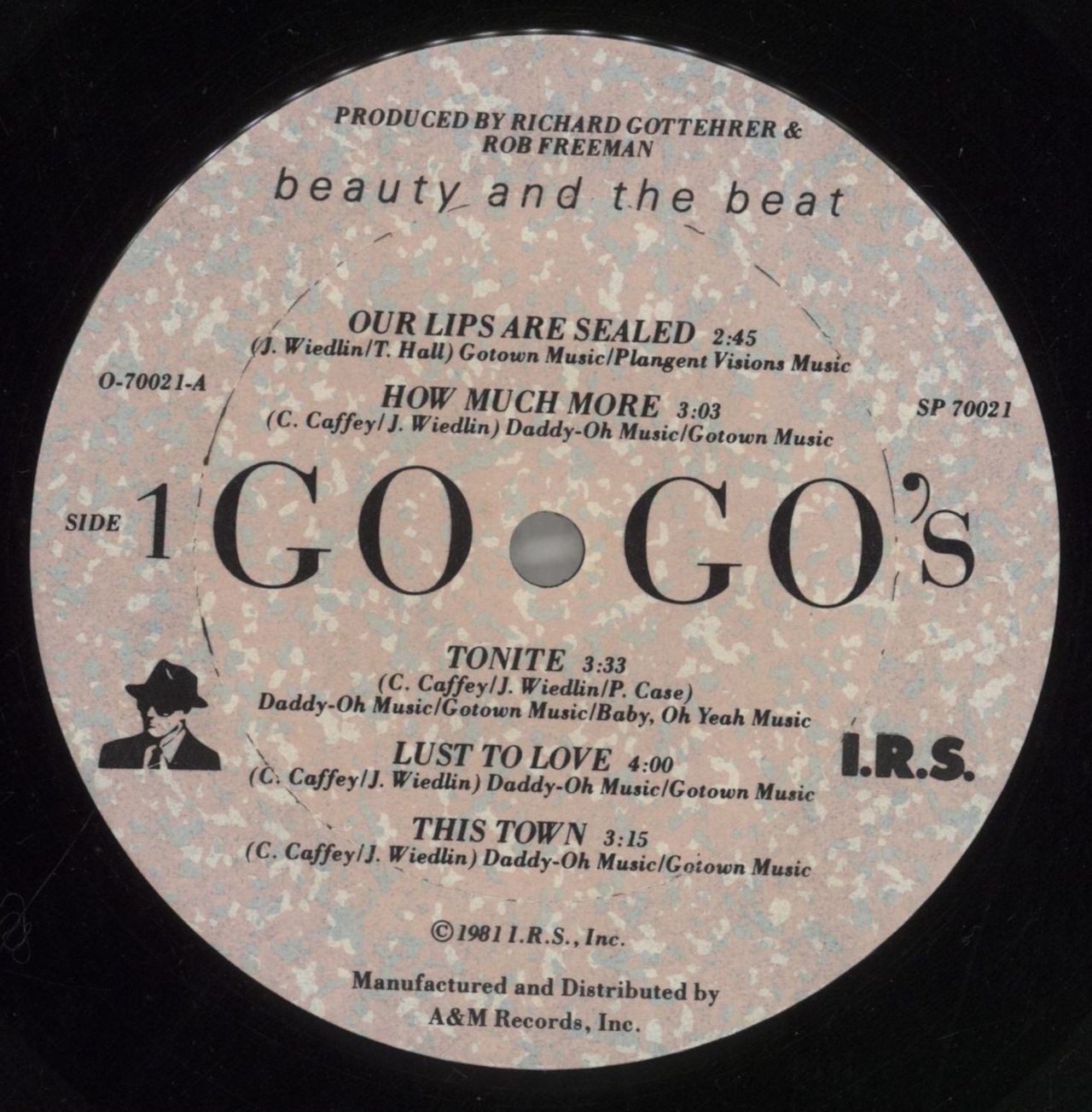 Go-Go's Beauty & The Beat - Promo Stamped US Vinyl LP