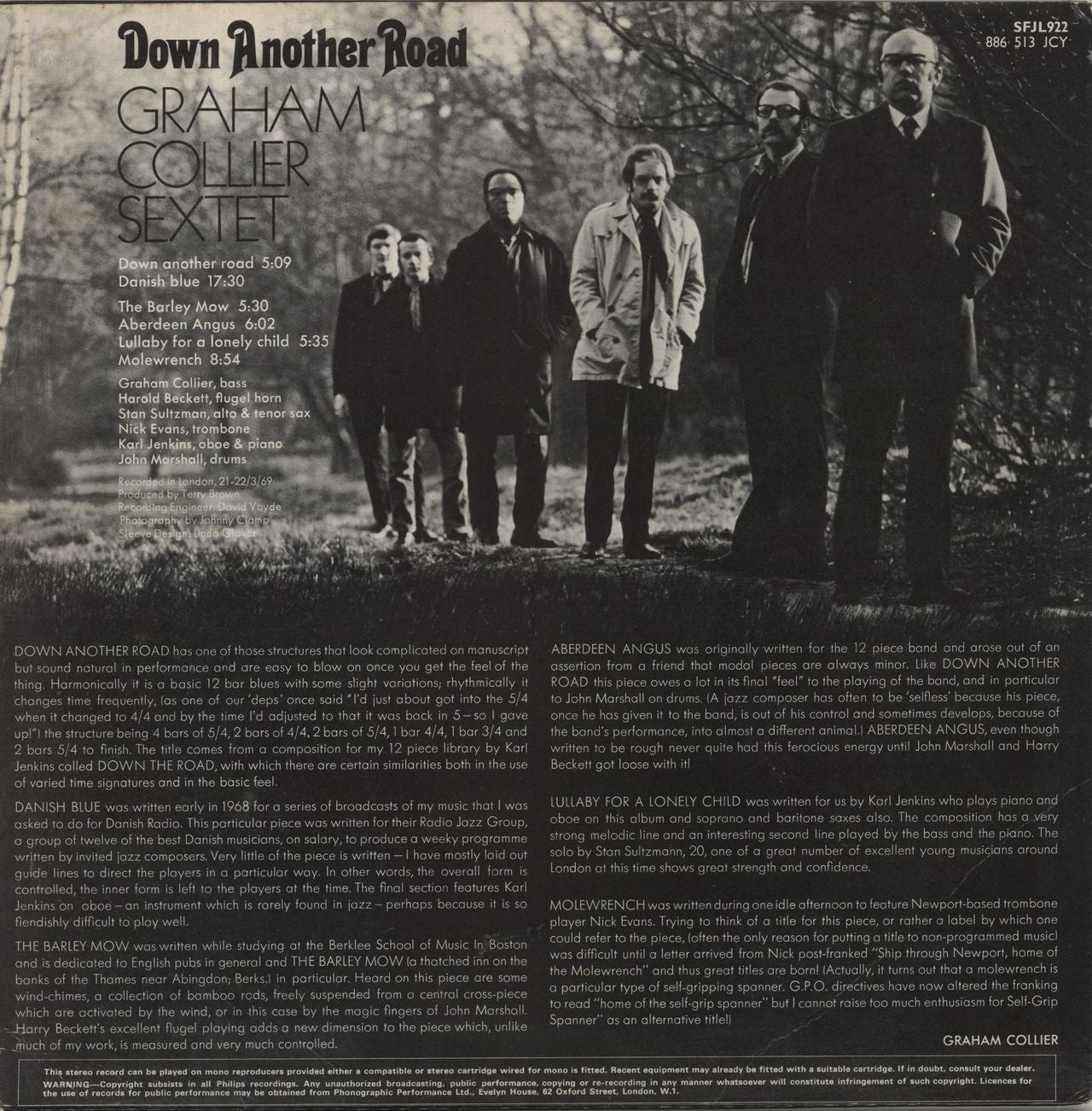 Graham Collier Down Another Road - VG UK Vinyl LP