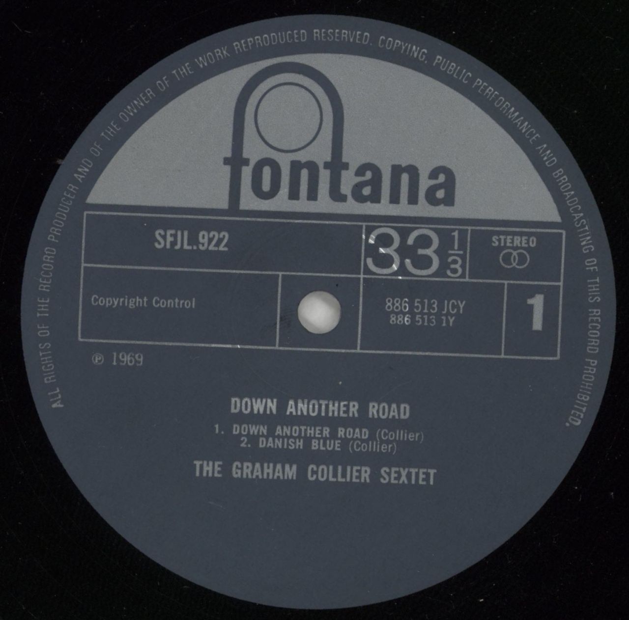 Graham Collier Down Another Road - VG UK Vinyl LP