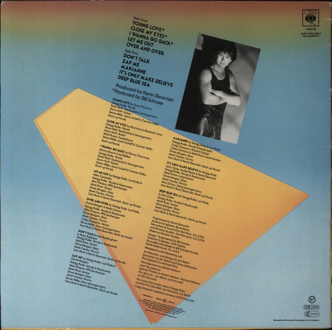 Gregg Rolie Gregg Rolie UK Vinyl LP