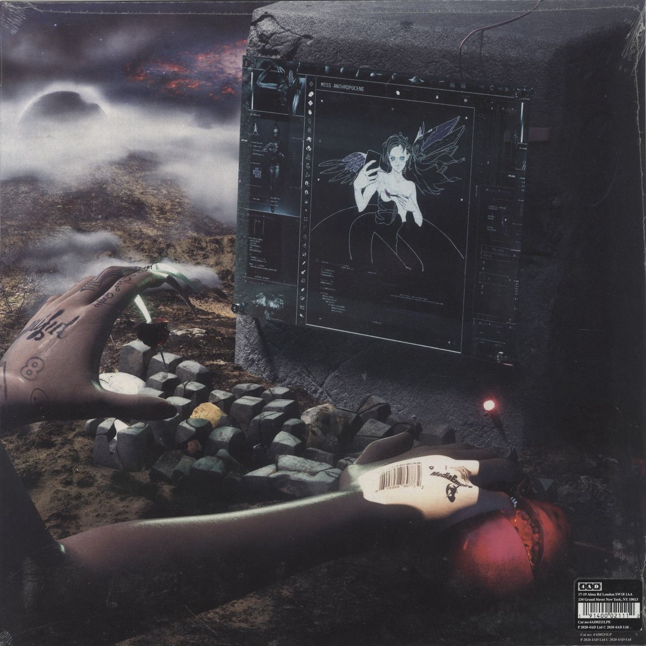 Grimes Miss Anthropocene - Pink Transparent Vinyl - Sealed UK Vinyl LP