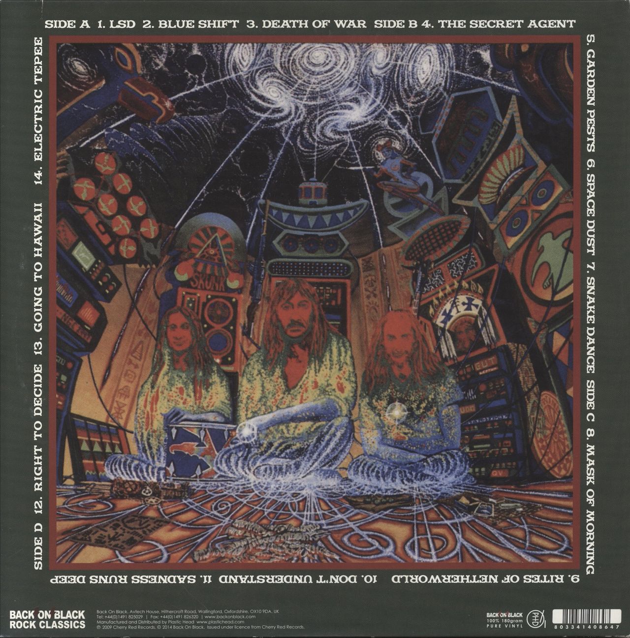 Hawkwind Electric Tepee - Red Vinyl Reissue UK 2-LP vinyl set