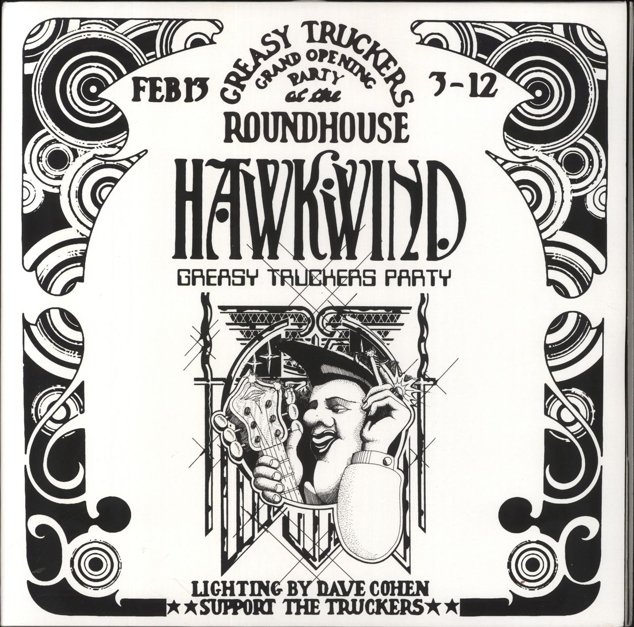 Hawkwind Greasy Truckers Party - EX UK 2-LP vinyl set