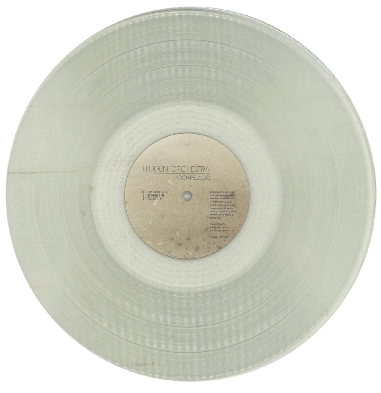 Hidden Orchestra Archipelago - Clear Vinyl German 2-LP vinyl set