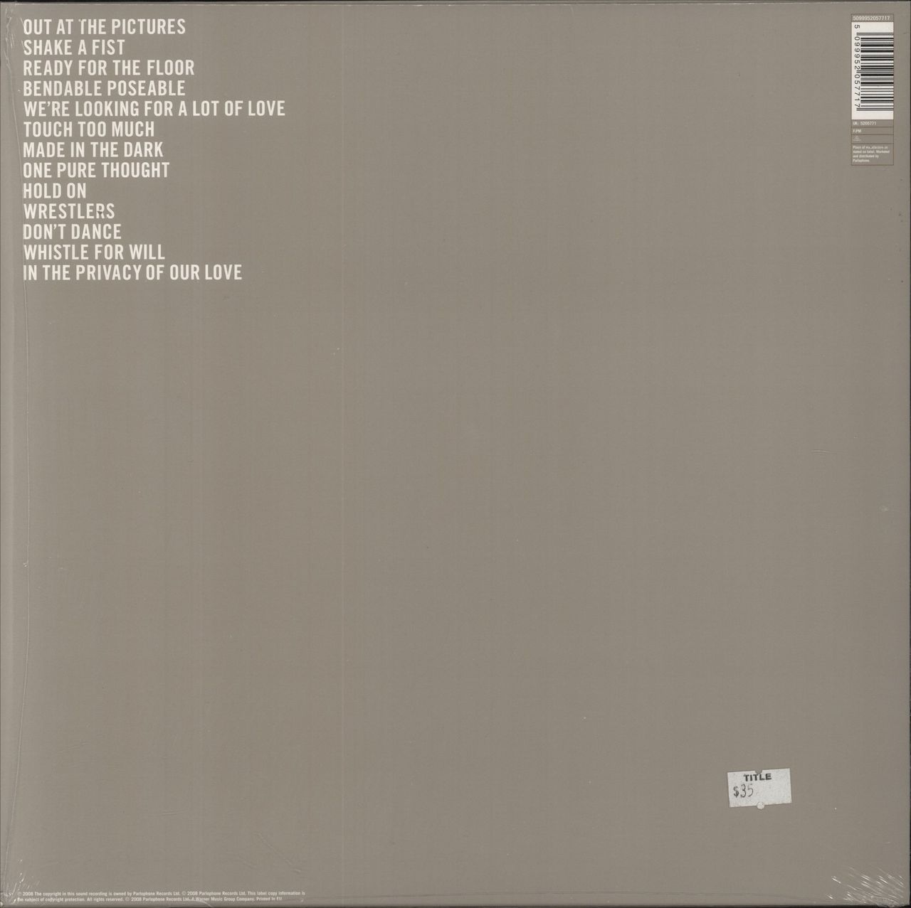 Hot Chip Made In The Dark UK Vinyl LP