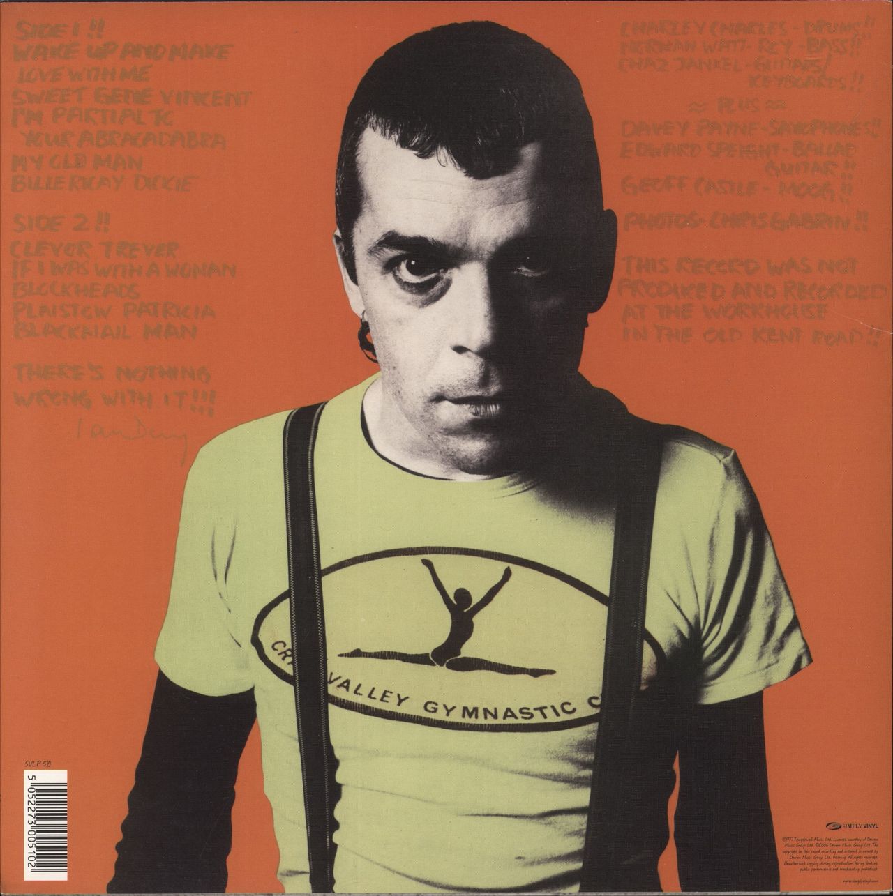 Ian Dury New Boots And Panties !! - 180gm UK Vinyl LP