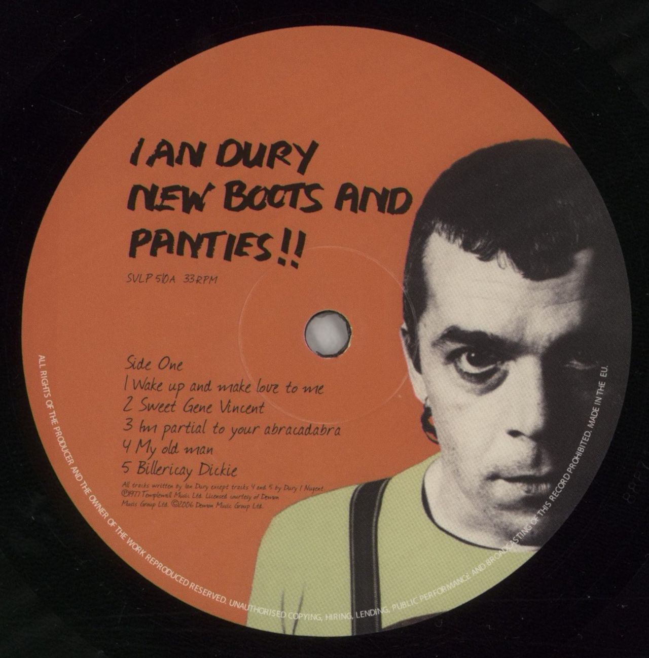 Ian Dury New Boots And Panties !! - 180gm UK Vinyl LP