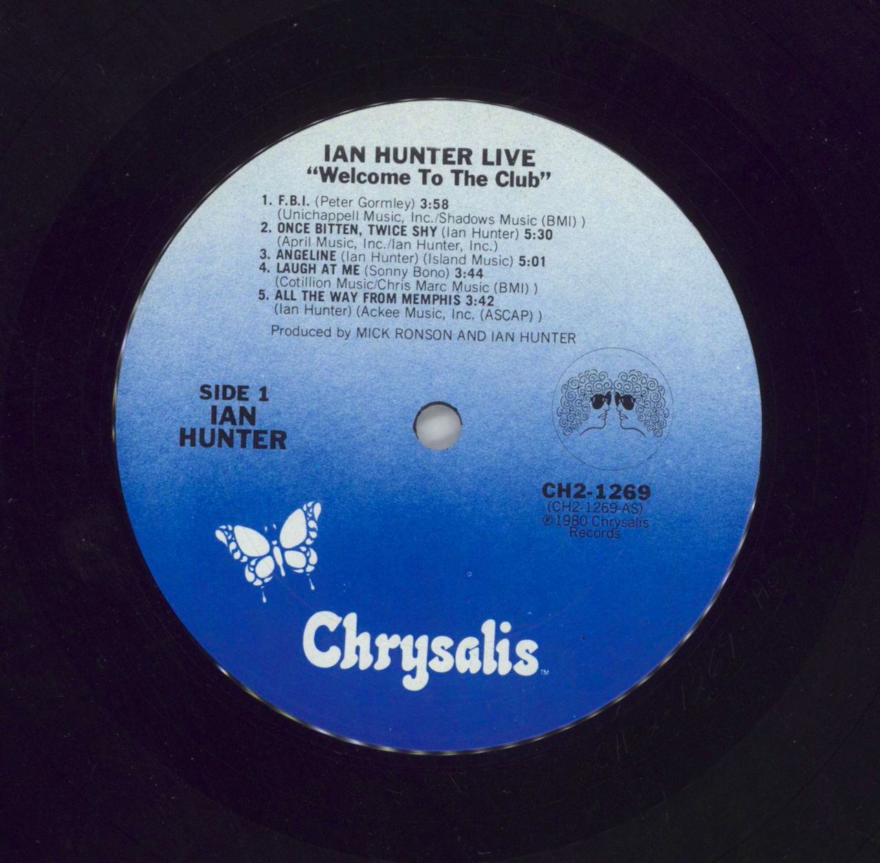 Ian Hunter Welcome To The Club - Ian Hunter Live US 2-LP vinyl set