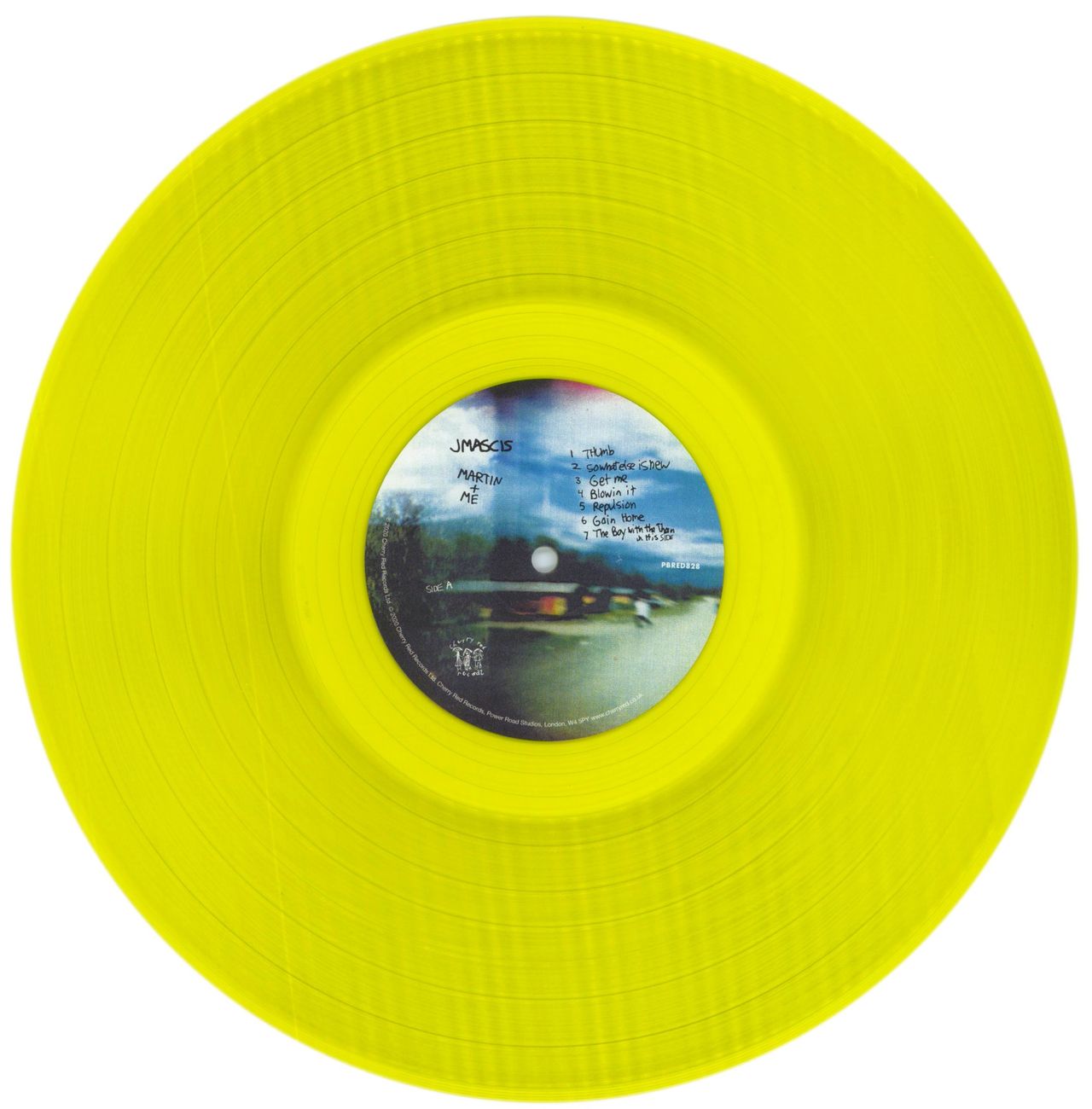 J Mascis Martin + Me - Yellow Transparent Vinyl - Shrink UK Vinyl LP