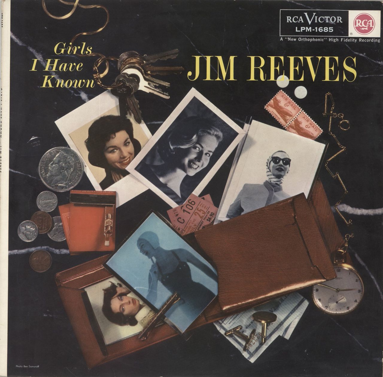 Jim Reeves Girls I Have Known German Vinyl LP