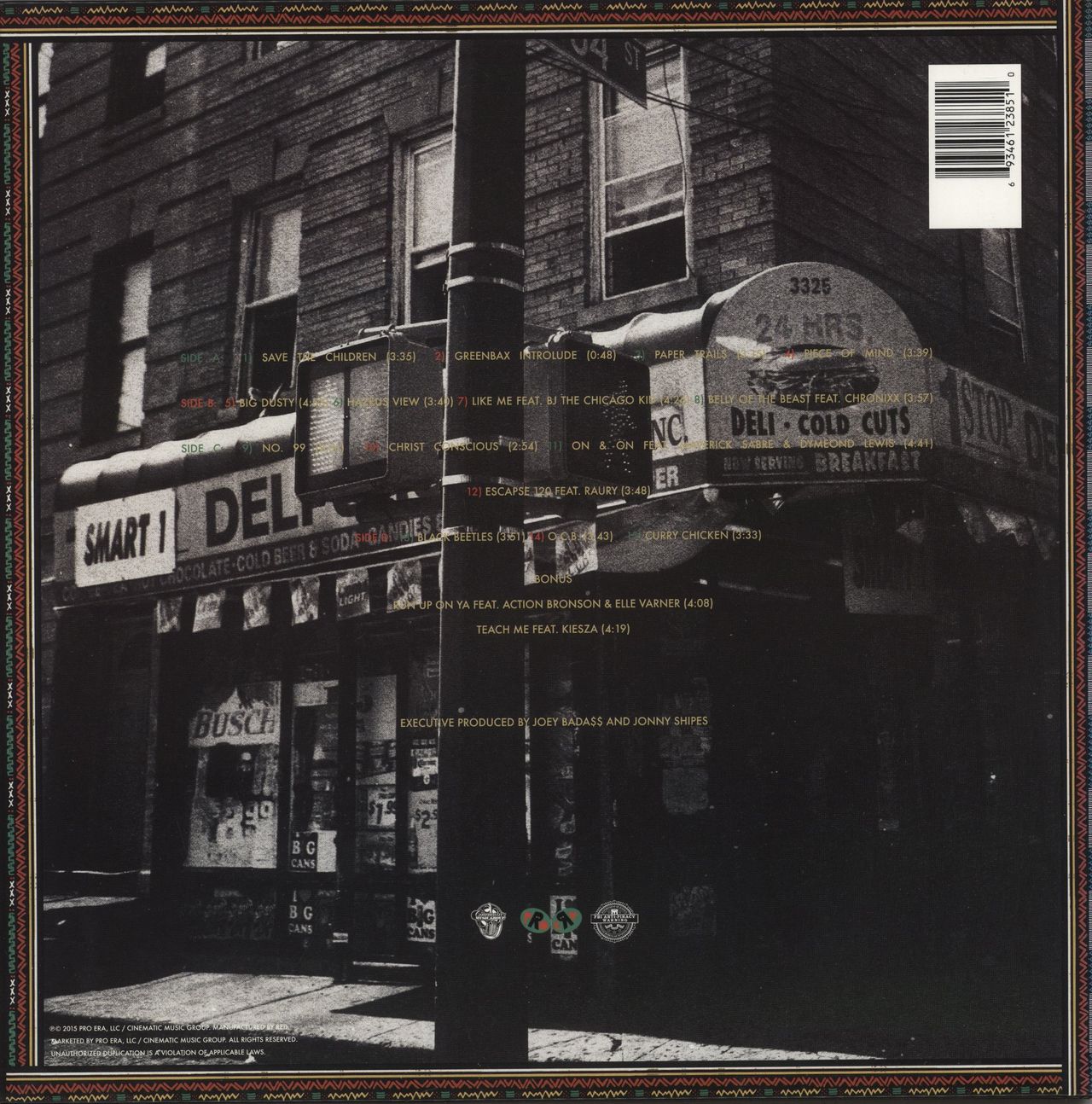 Joey Bada$$ B4.DA.$$ - 1st US 2-LP vinyl set