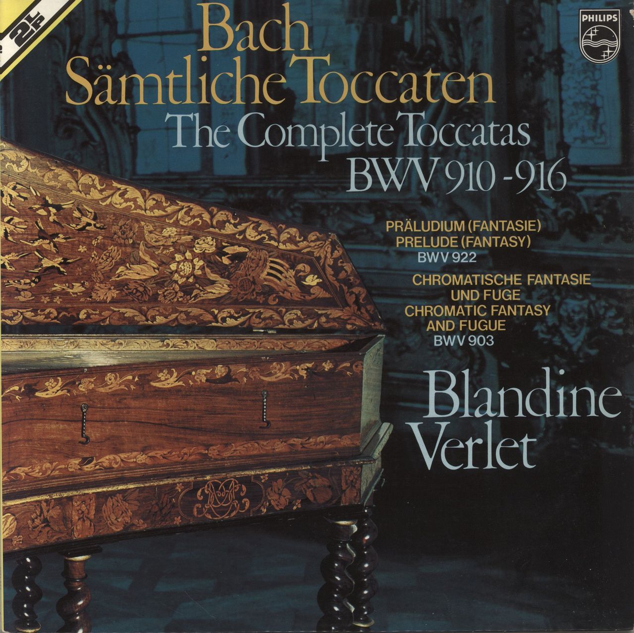 Johann Sebastian Bach Bach: The Complete Toccatas BWV 910-916 UK 2-LP vinyl set