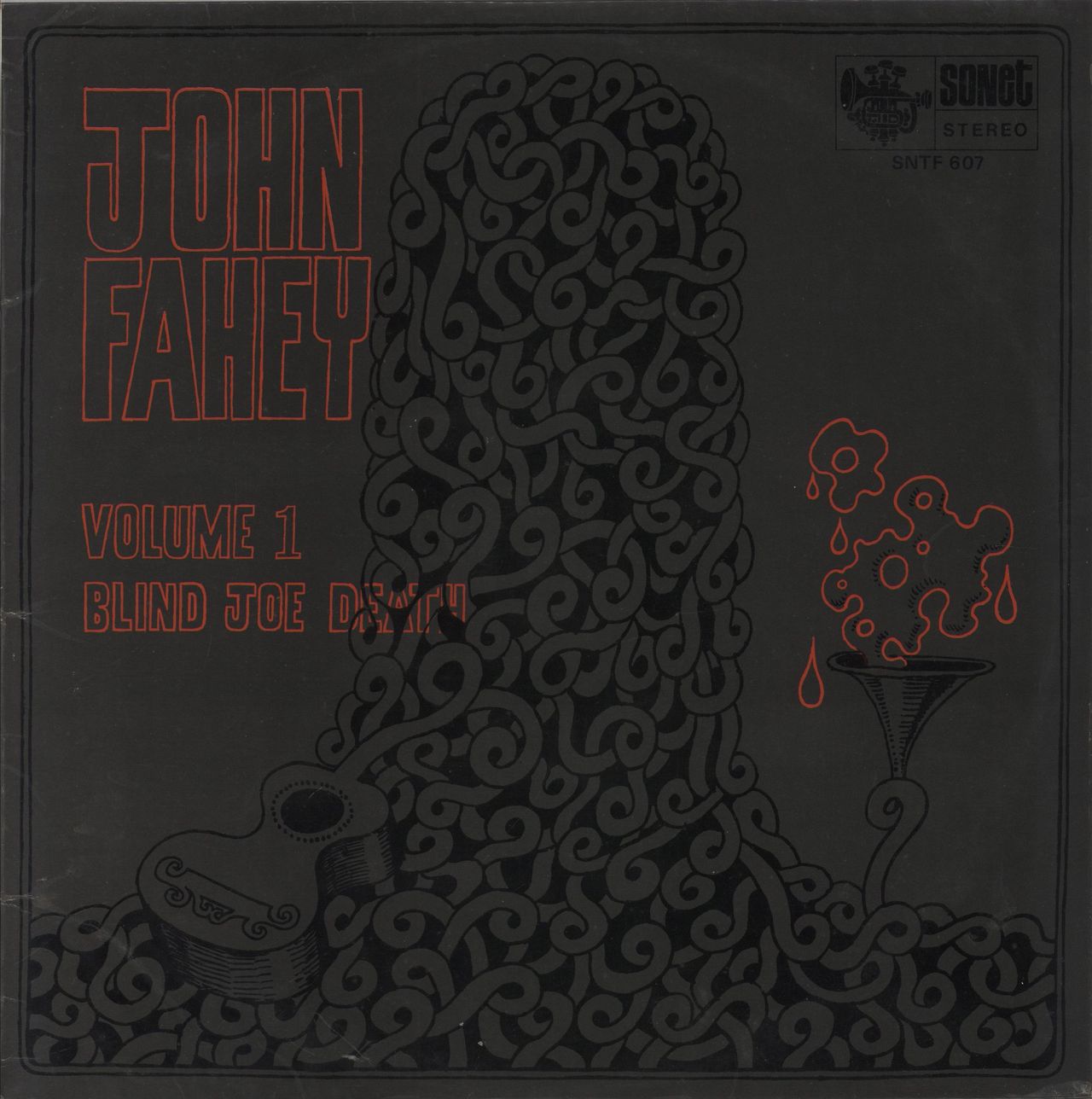 John Fahey Volume 1 - Blind Joe Death - VG UK Vinyl LP