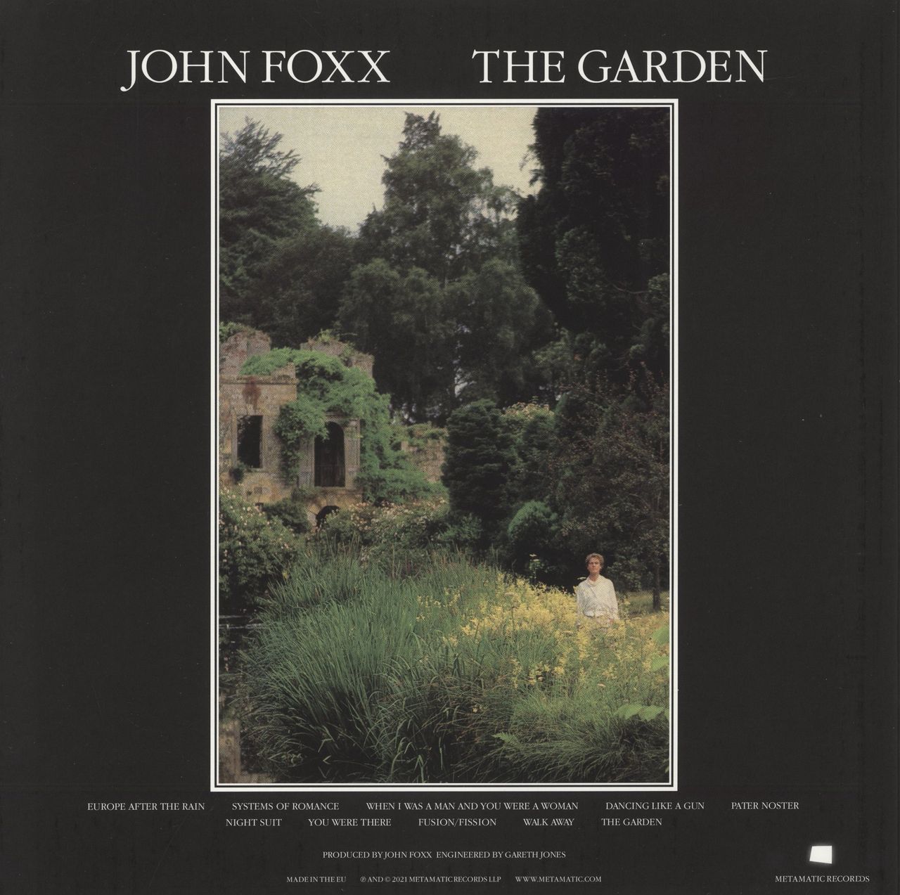John Foxx The Garden - Yellow Vinyl UK Vinyl LP