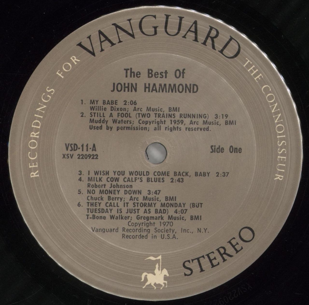 John Hammond The Best Of John Hammond US 2-LP vinyl set