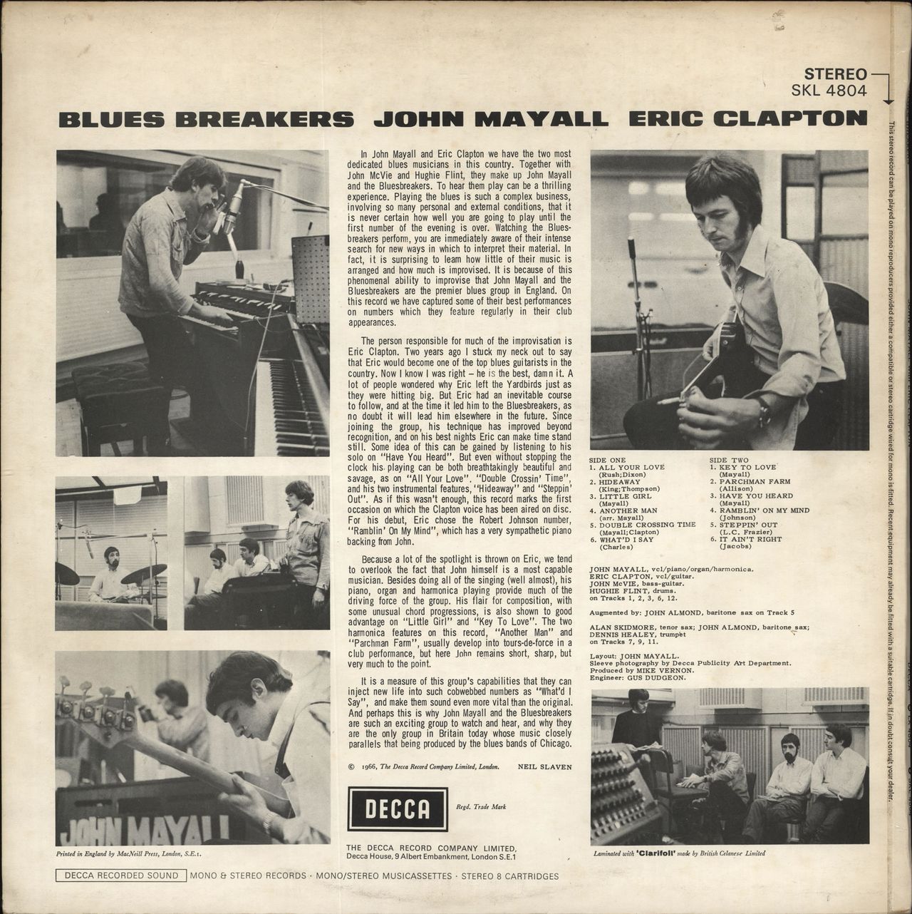 John Mayall Blues Breakers - 1st (A) UK Vinyl LP