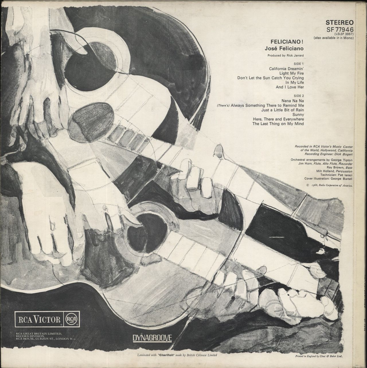 José Feliciano Feliciano! UK Vinyl LP