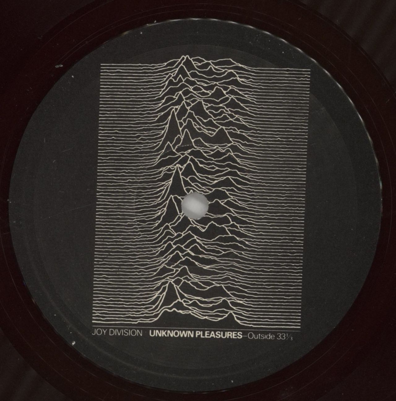 Joy Division Unknown Pleasures - 1st - Red Vinyl UK Vinyl LP