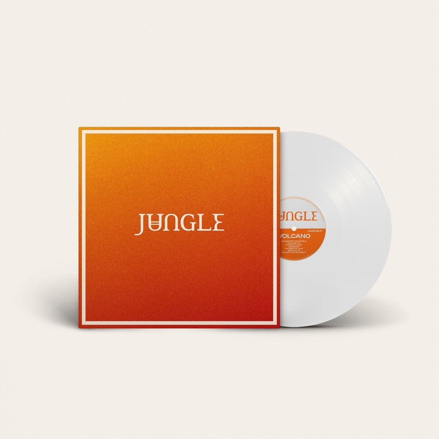 Jungle - Volcano - White Vinyl LP Record