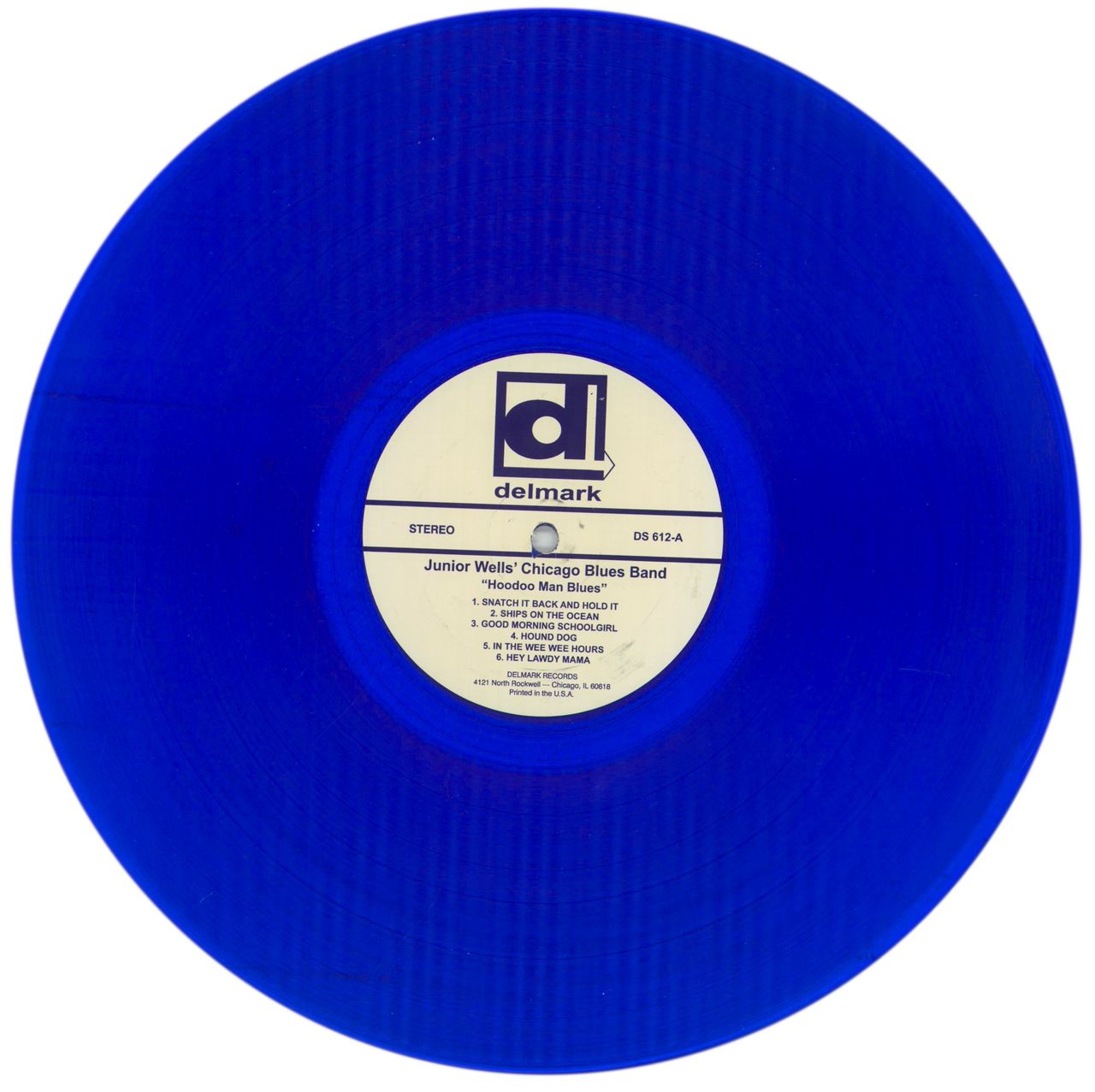 Junior Wells Hoodoo Man Blues - Blue Vinyl US Vinyl LP