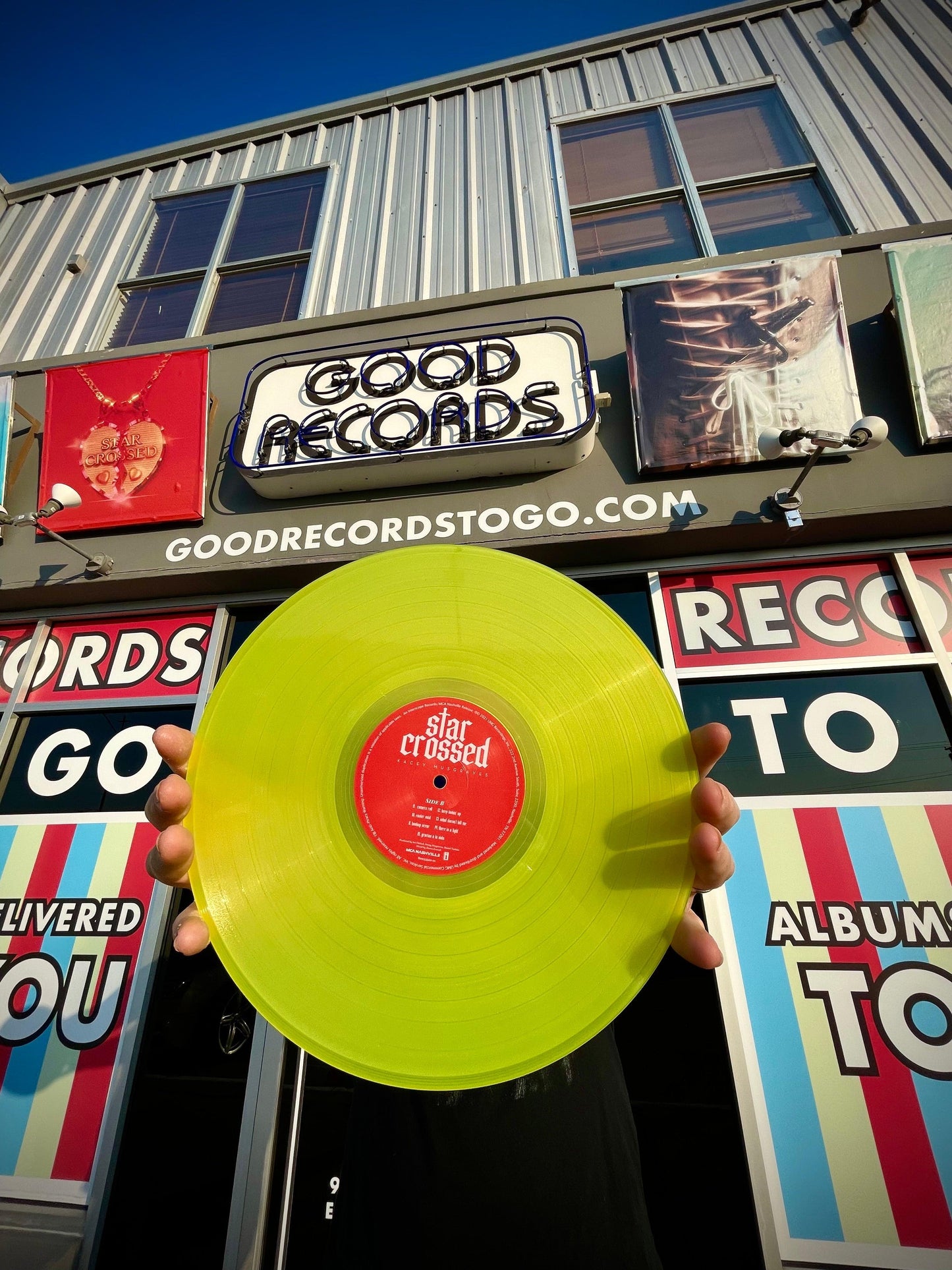 Kacey Musgraves - star-crossed (Translucent Neon Yellow Indie Exclusive Vinyl #3 OF 3)