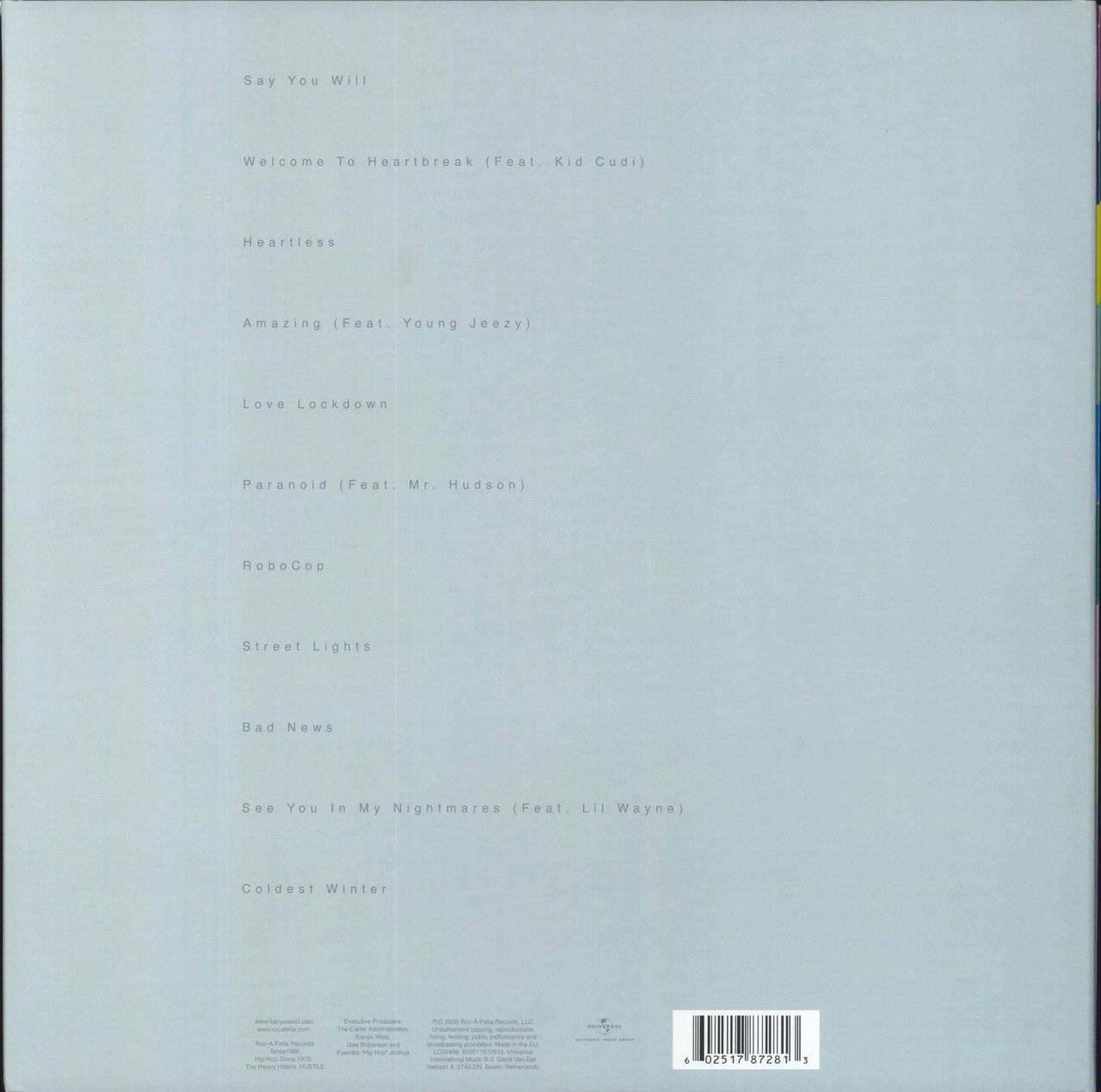 Kanye West 808s & Heartbreak - EX UK 2-LP vinyl set