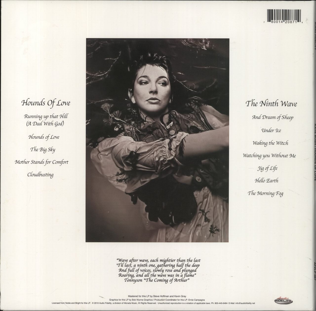 Kate Bush Hounds Of Love - 180gm Pink / Grey Vinyl - EX US Vinyl LP