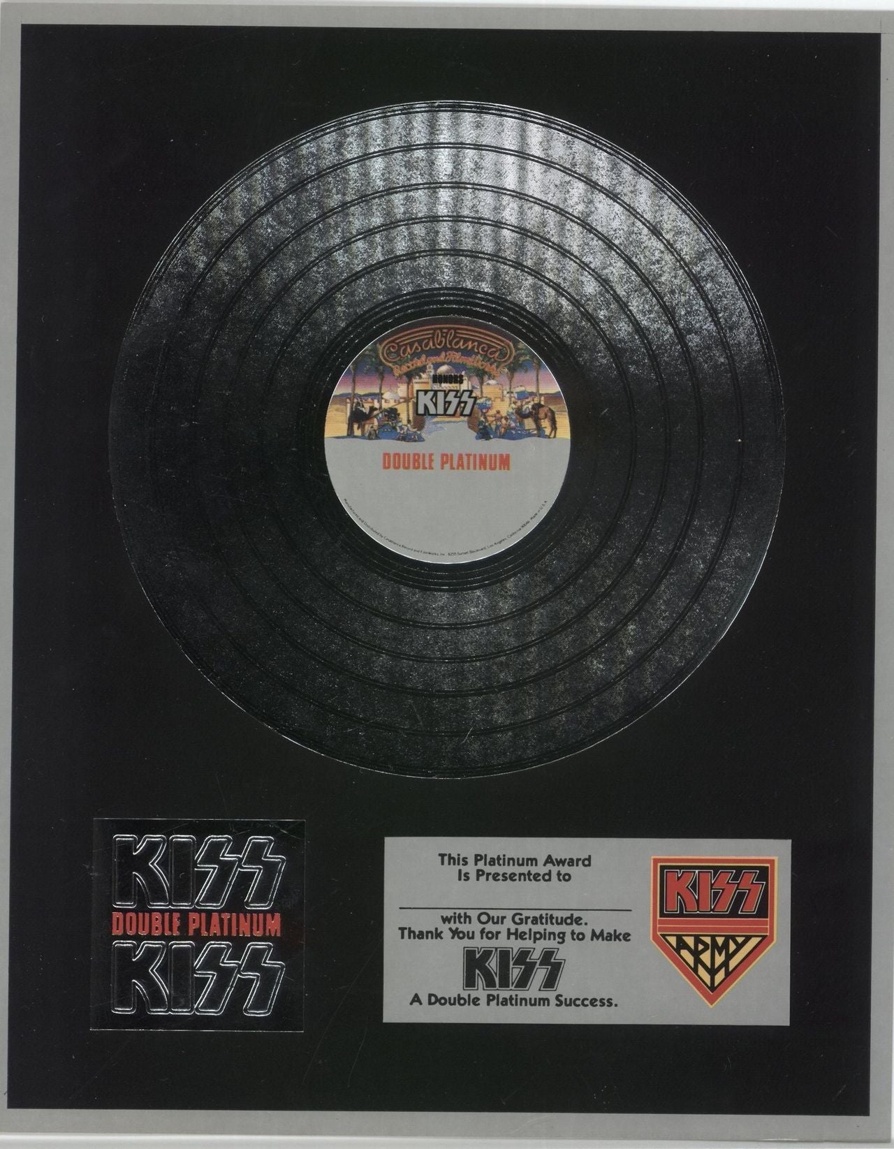 Kiss Double Platinum - Complete - EX Japanese 2-LP vinyl set