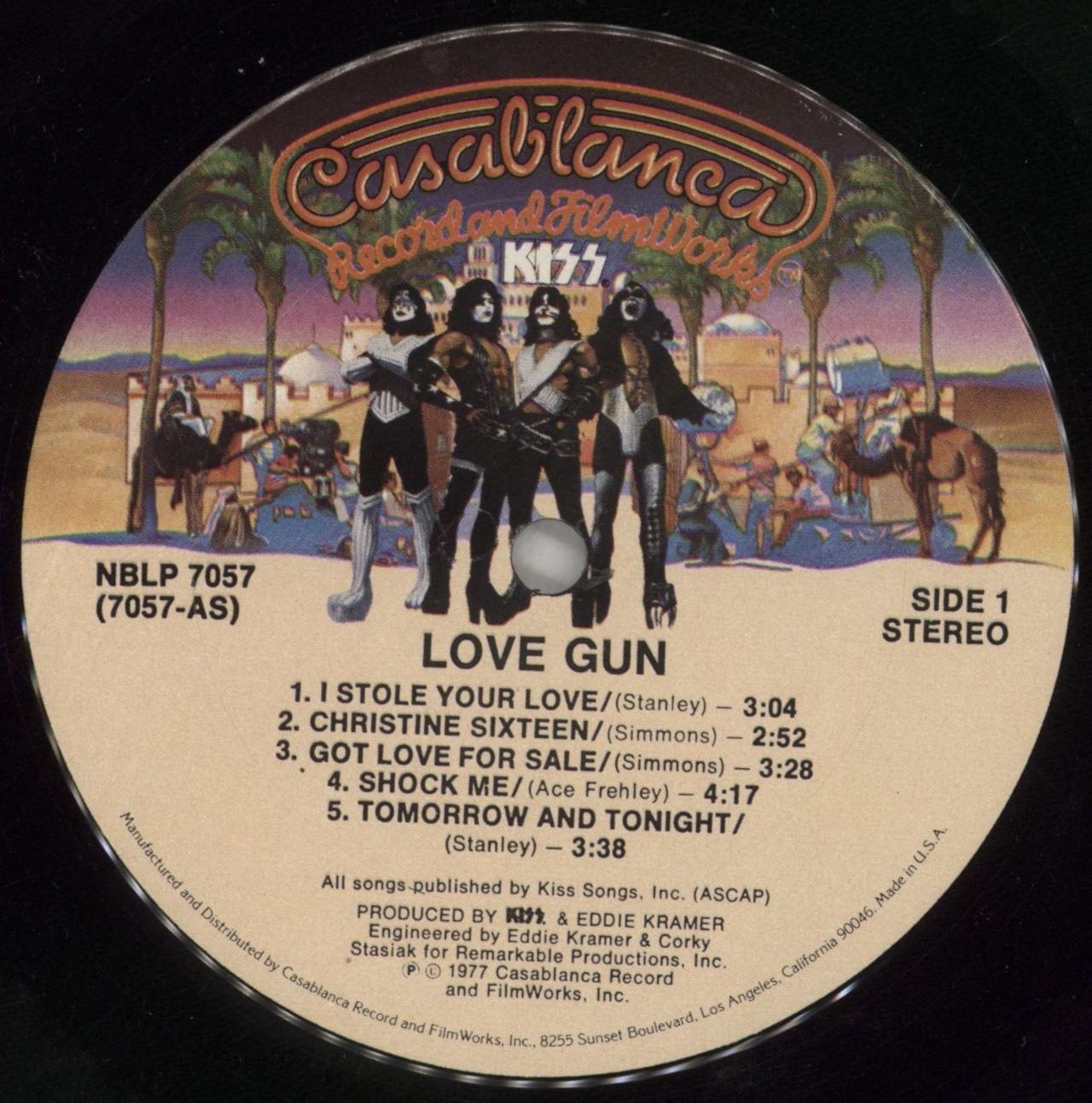 Kiss Love Gun + Gun - EX US Vinyl LP