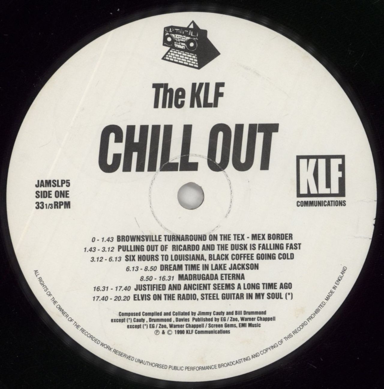 KLF Chill Out - VG UK Vinyl LP