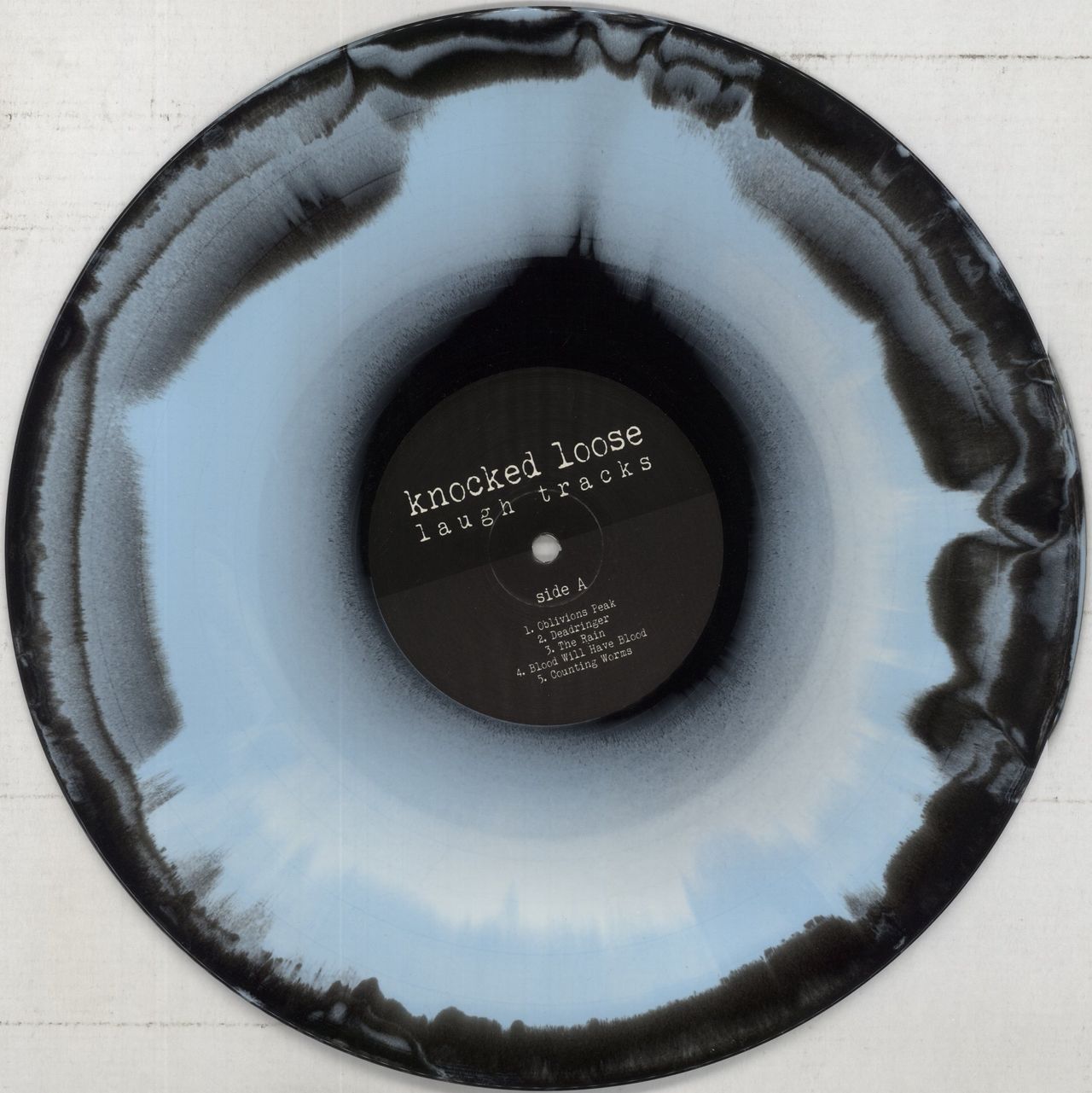 Knocked Loose Laugh Tracks - Black, Blue & White Smash Vinyl US Vinyl LP