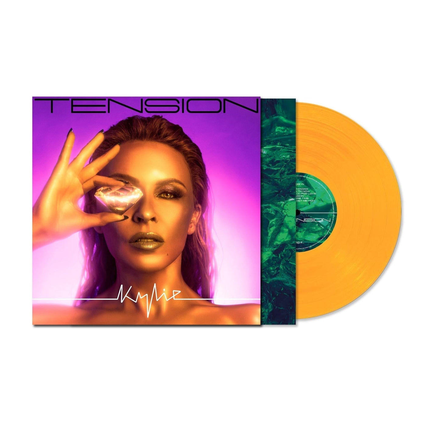 Kylie Minogue - Tension - Transparent Orange Vinyl LP Record