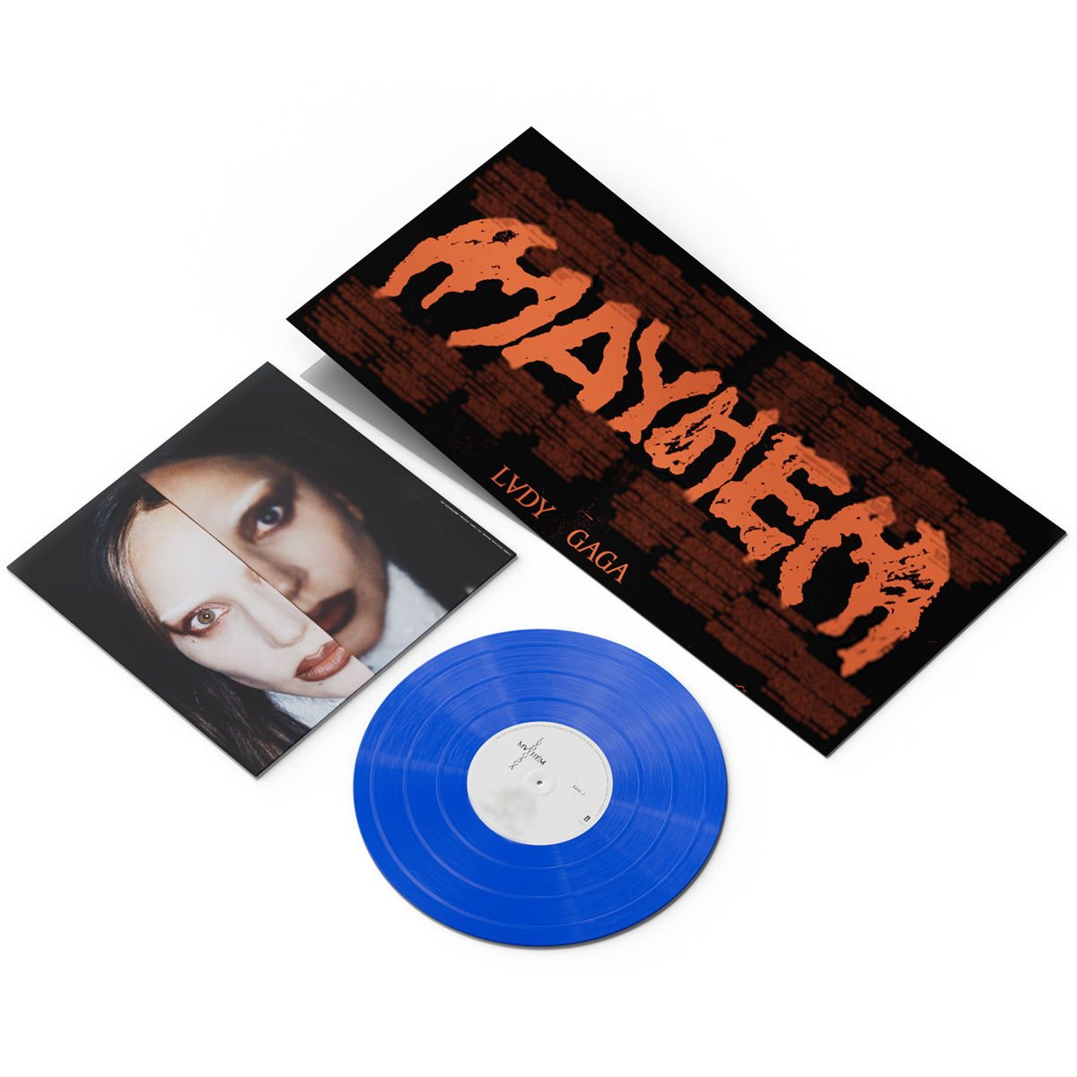 Lady Gaga - Mayhem - Blue Vinyl LP Record