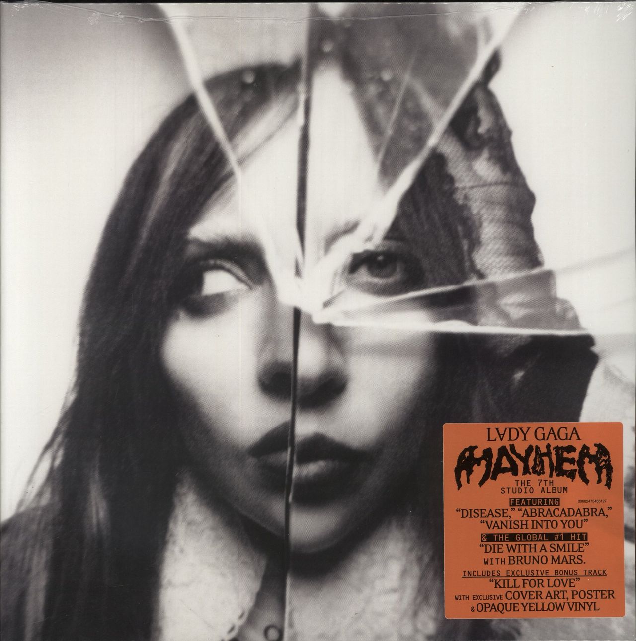 Lady Gaga MAYHEM - HMV UK Exclusive - Yellow Vinyl - Sealed UK 2-LP vinyl set
