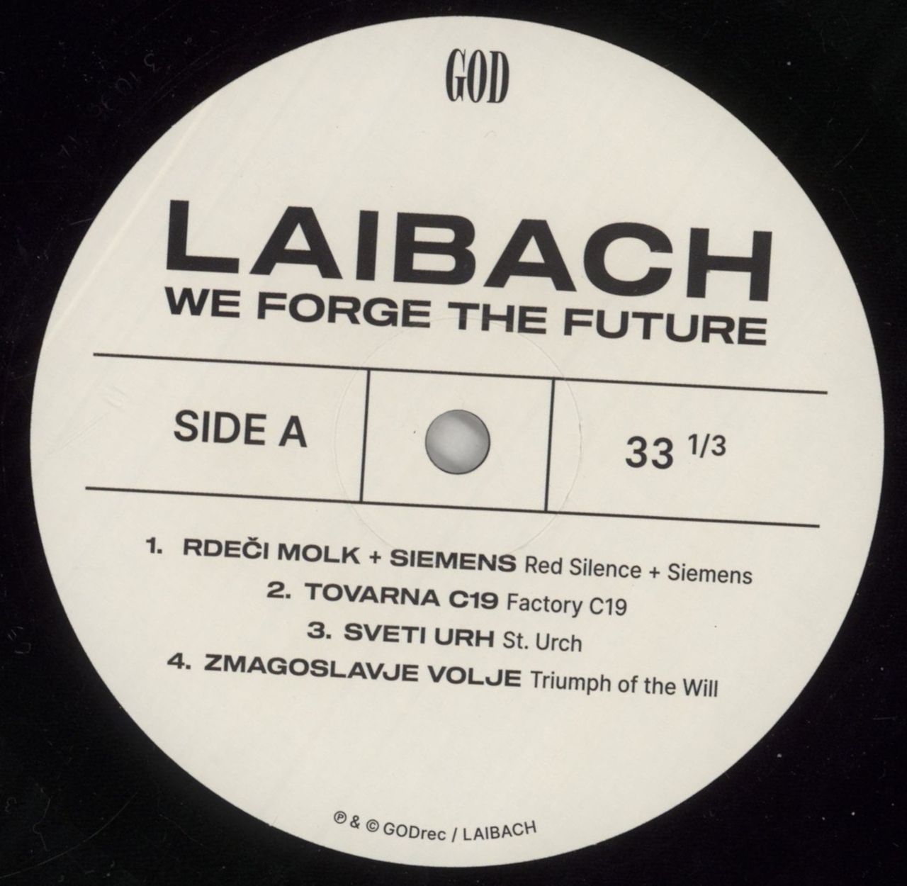Laibach We Forge The Future - Live At Reina Sofía + Booklet Austrian Vinyl LP