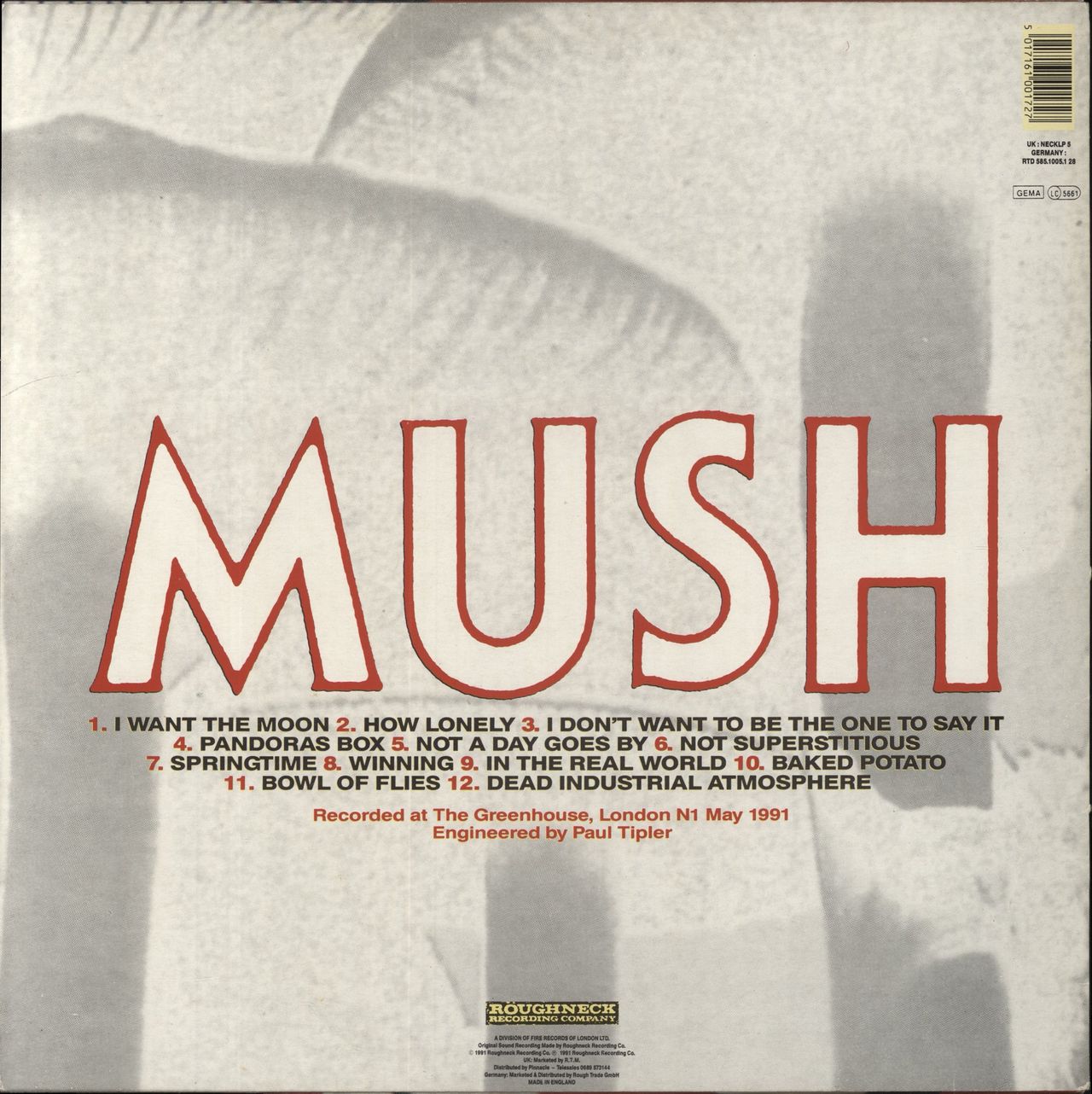 Leatherface Mush UK Vinyl LP