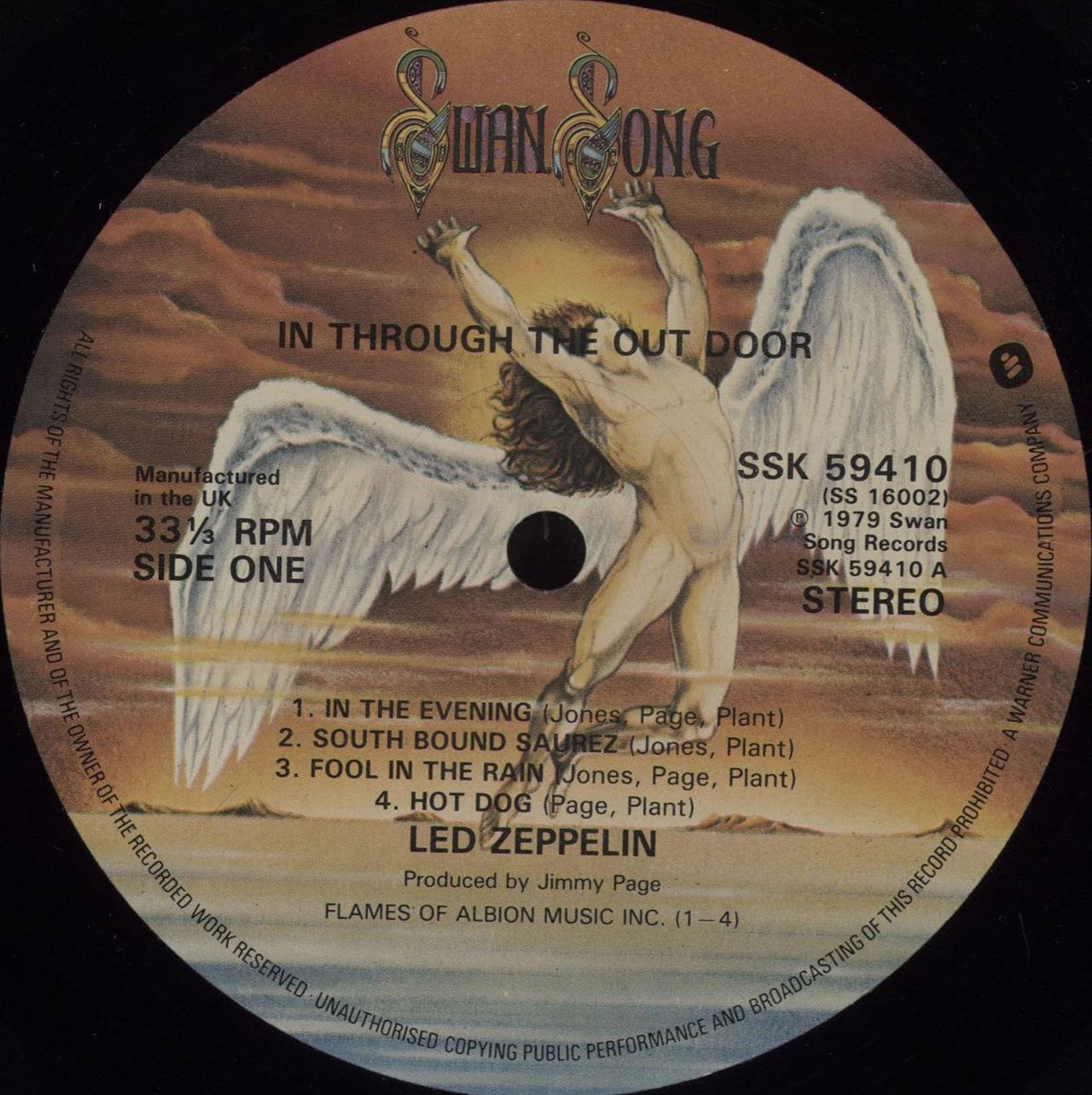 Led Zeppelin In Through The Out Door - 1st C - Complete UK Vinyl LP