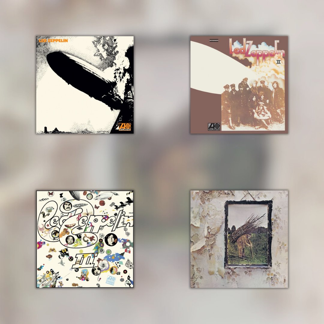Led Zeppelin - Vinyl LP Record Bundle