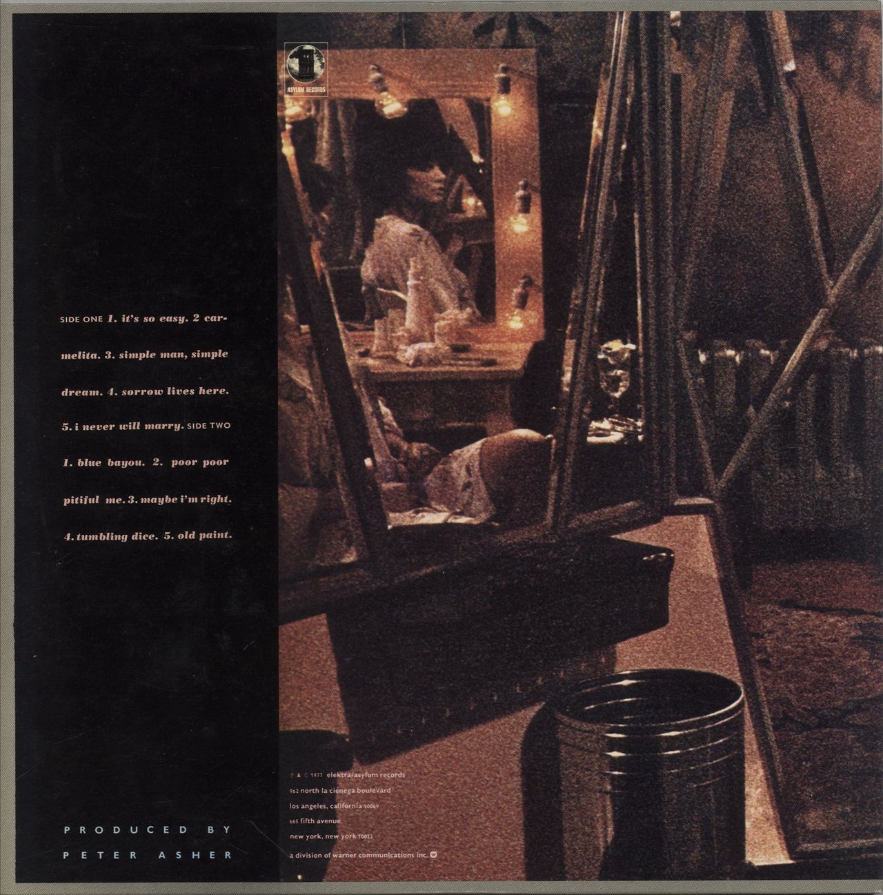 Linda Ronstadt Simple Dreams Japanese Vinyl LP